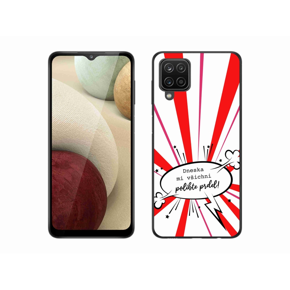 Gelový kryt mmCase na Samsung Galaxy M12 - vtipný text 15 bílé pozadí