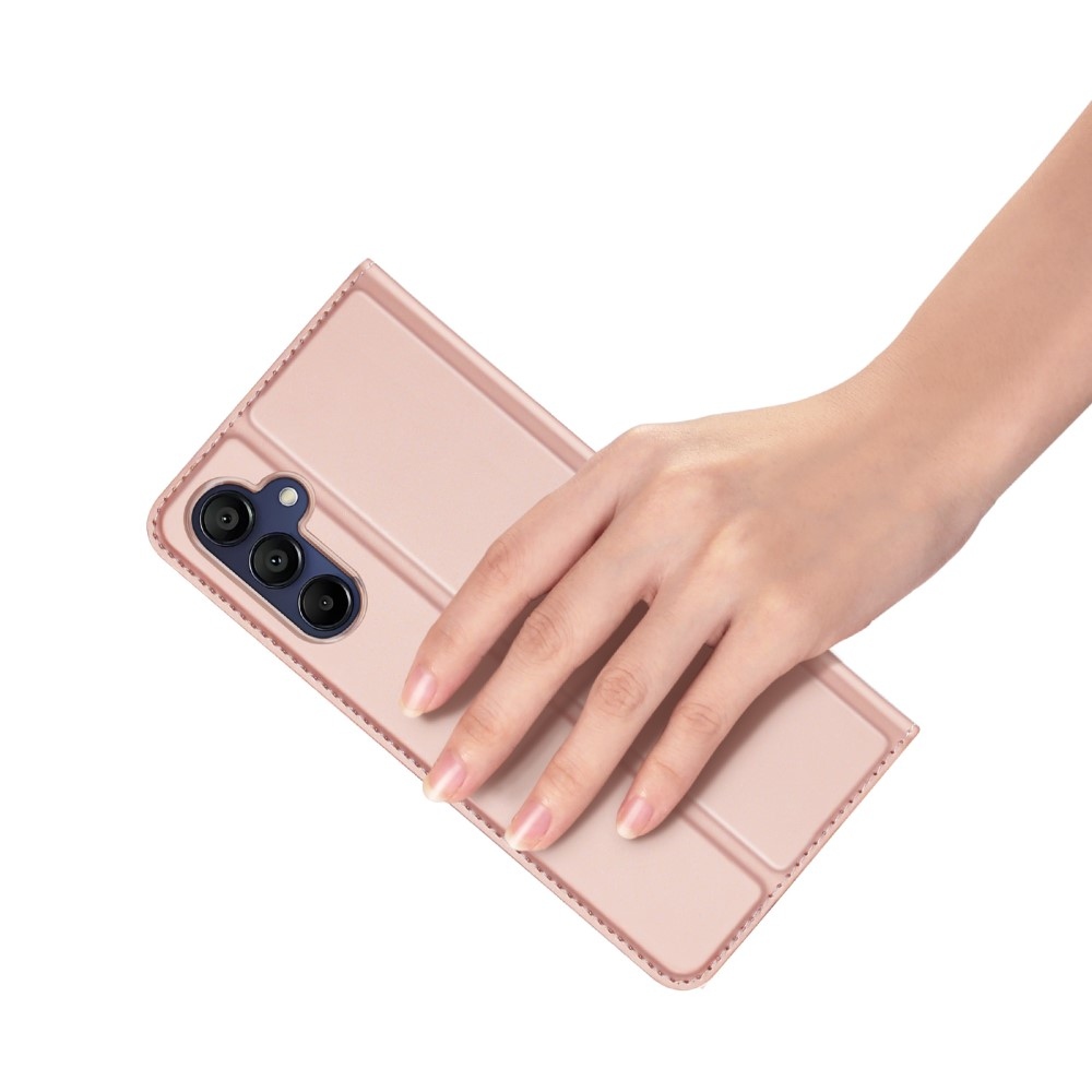 DUX knížkové pouzdro na Samsung Galaxy A16 4G/5G - růžovozlaté