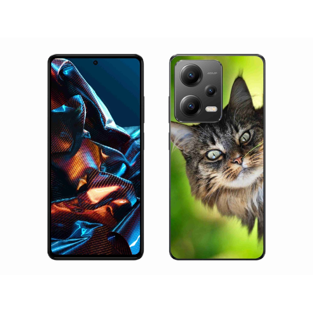 Gelový kryt mmCase na mobil Xiaomi Redmi Note 12 Pro 5G - kočka 3