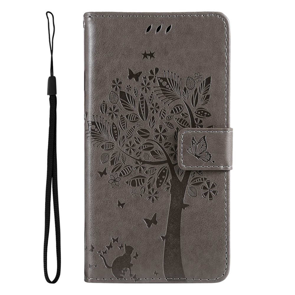 Trees knížkové pouzdro na Xiaomi Redmi Note 13 - šedé