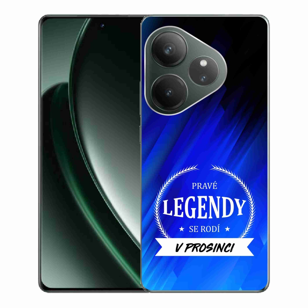 Gelový kryt mmCase na Realme GT 6 5G/GT 6T 5G - legendy v prosinci modré pozadí