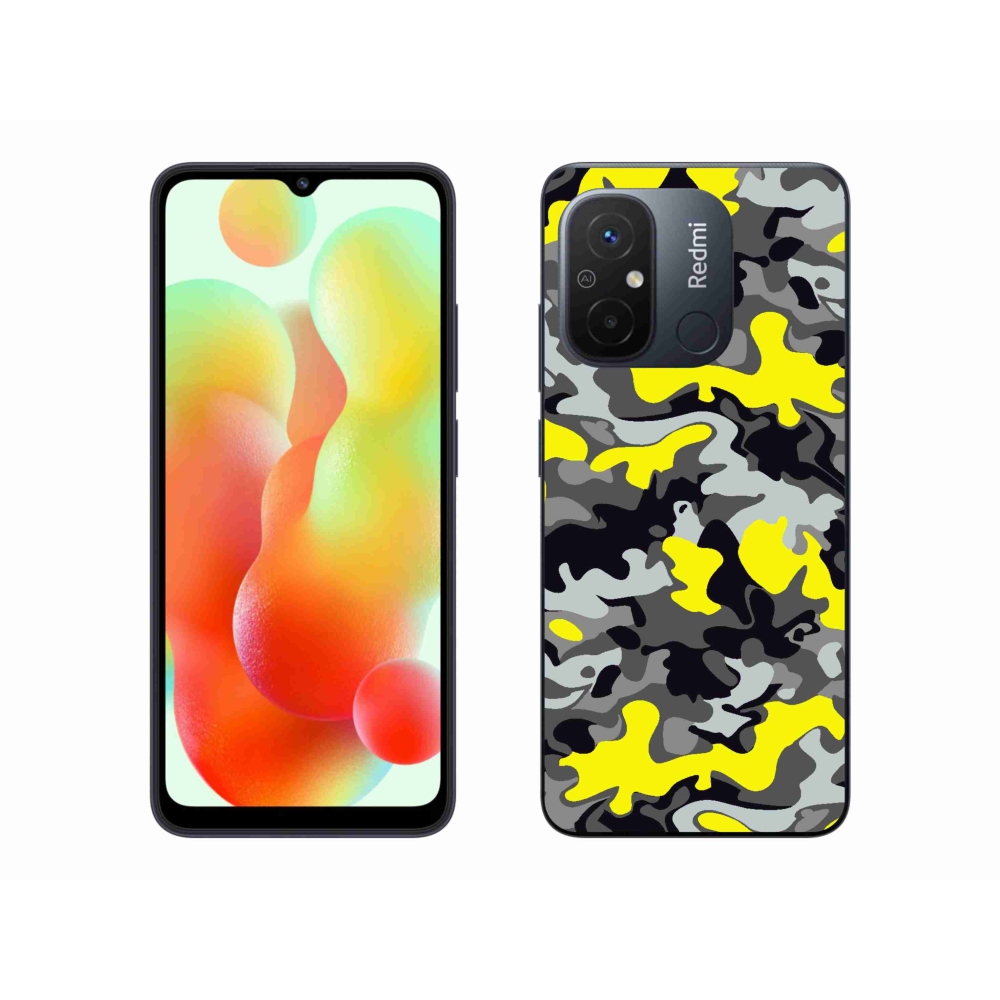 Gelový kryt mmCase na Xiaomi Redmi 12C - maskáčový vzor 6