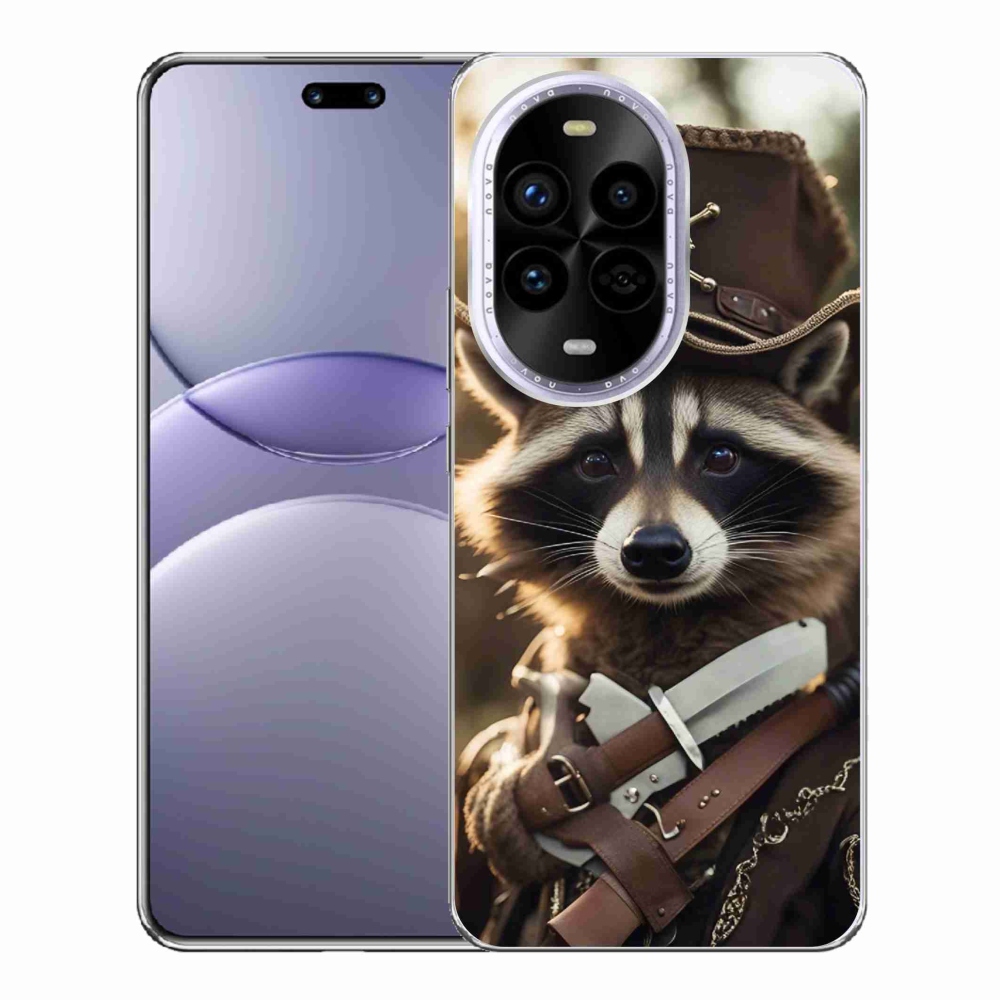 Gelový kryt mmCase na Huawei Nova 13 Pro 5G - mýval v uniformě