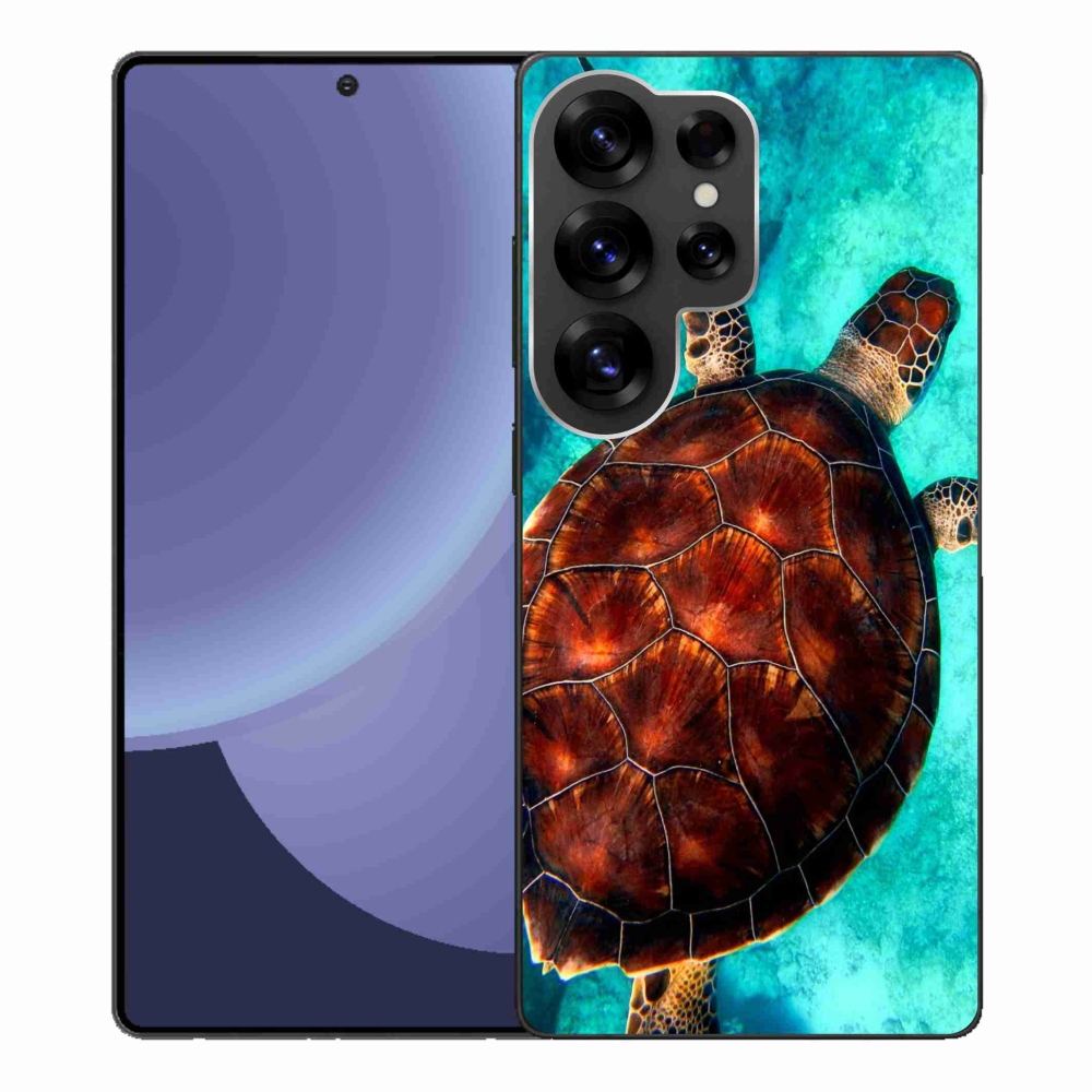 Gelový kryt mmCase na Samsung Galaxy S25 Ultra - želva