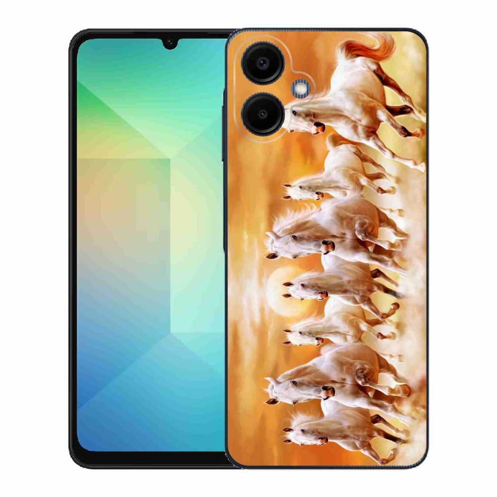 Gelový kryt mmCase na Samsung Galaxy A06 4G - koně 2