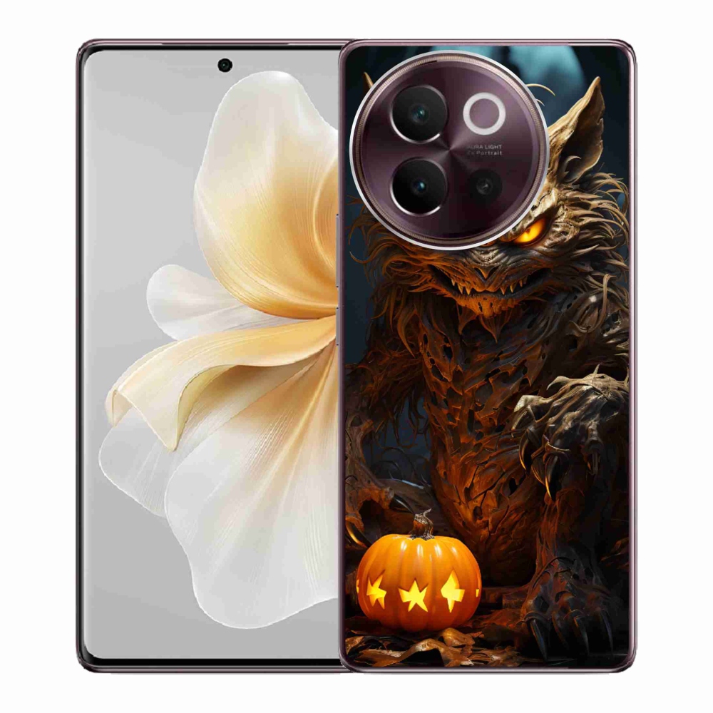 Gelový kryt mmCase na Vivo V40 Lite 5G - halloweenská příšera