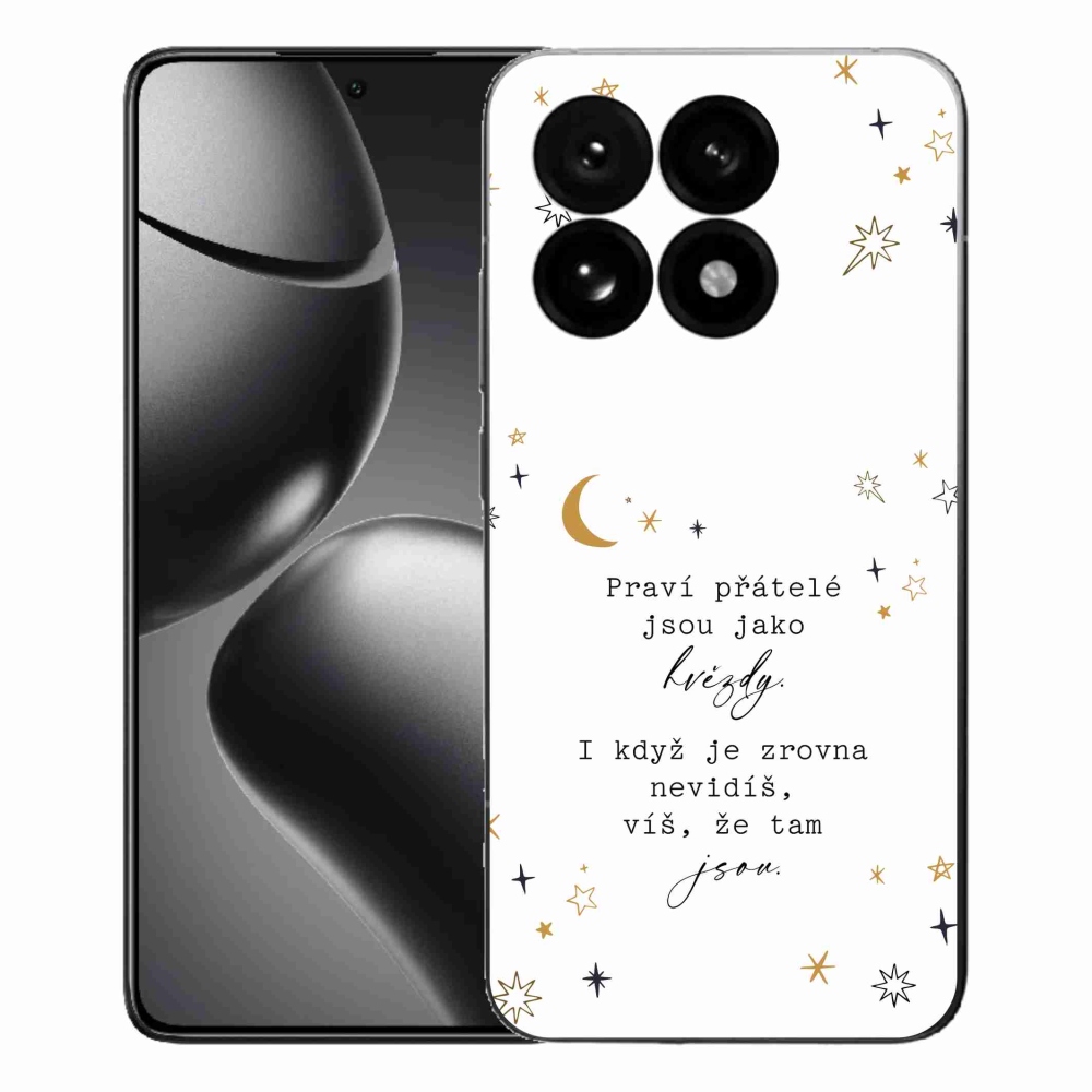 Gelový kryt mmCase na Xiaomi 15T - citát 6 bílé pozadí
