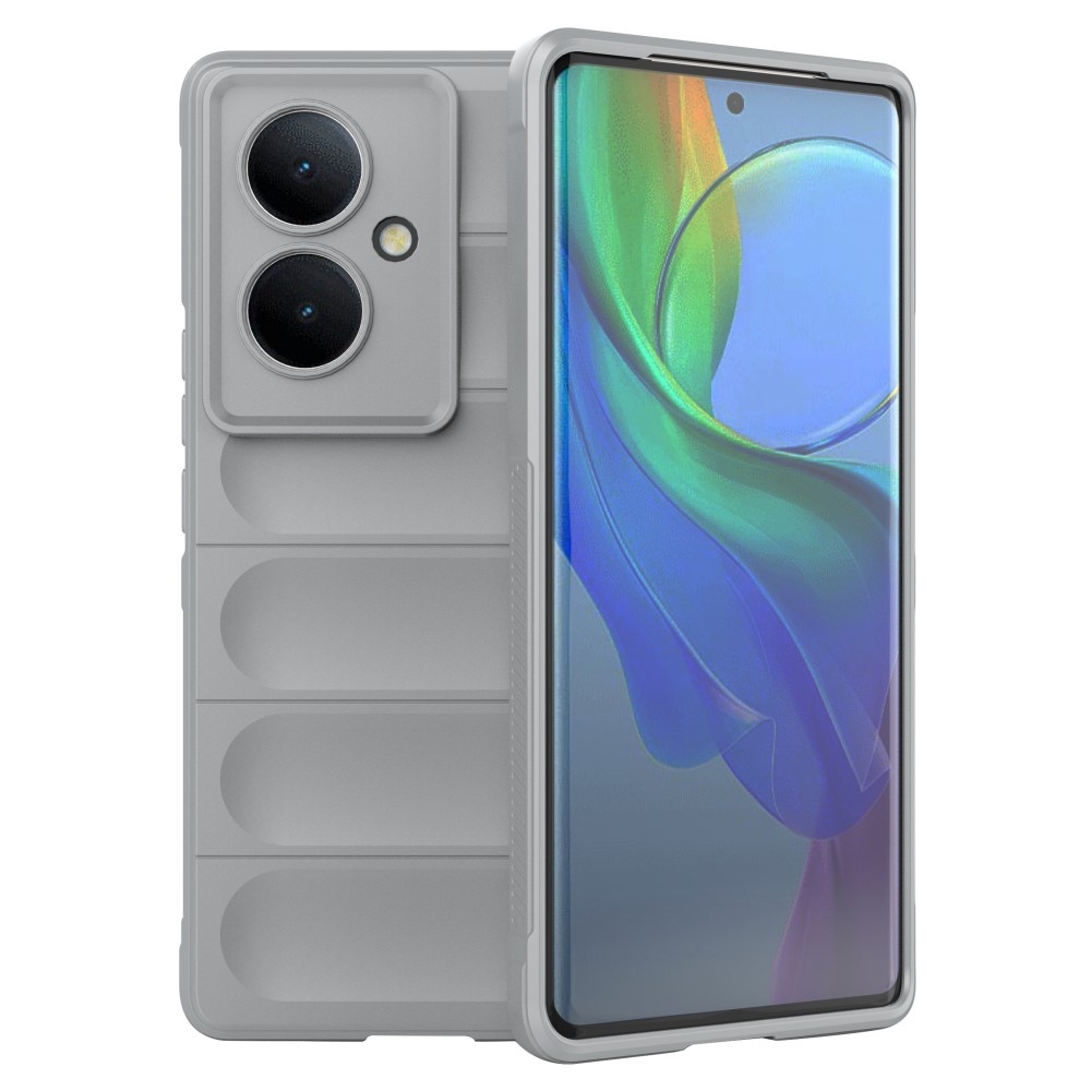 Rugg odolný gelový obal na Vivo V29 Lite 5G - světlešedý
