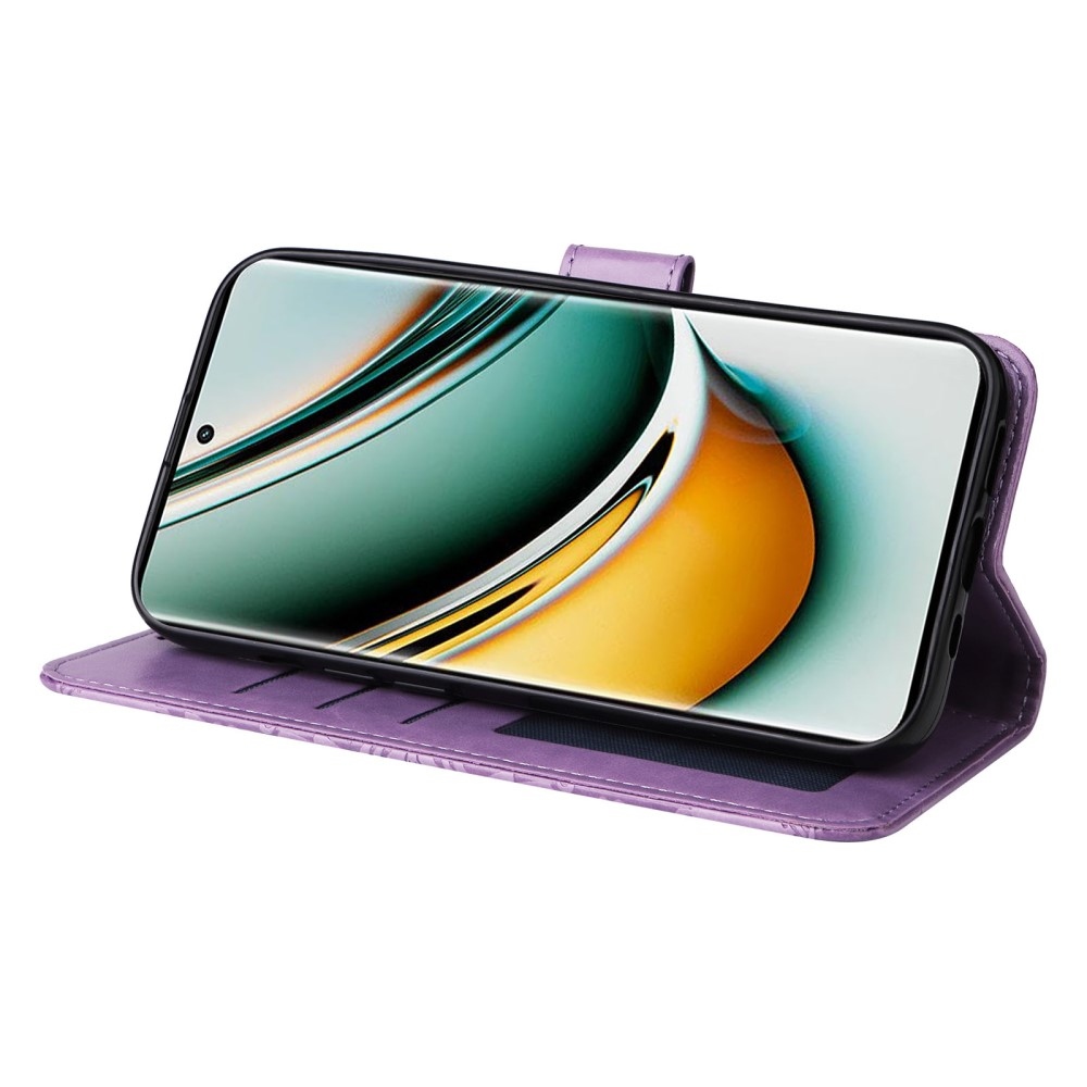 Sunflower knížkové pouzdro na Realme 11 Pro 5G/11 Pro+ 5G - fialové