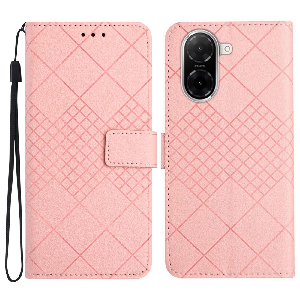 Folio knížkové pouzdro na Xiaomi Redmi A5 (173.45x79.35x8.45mm) - růžové