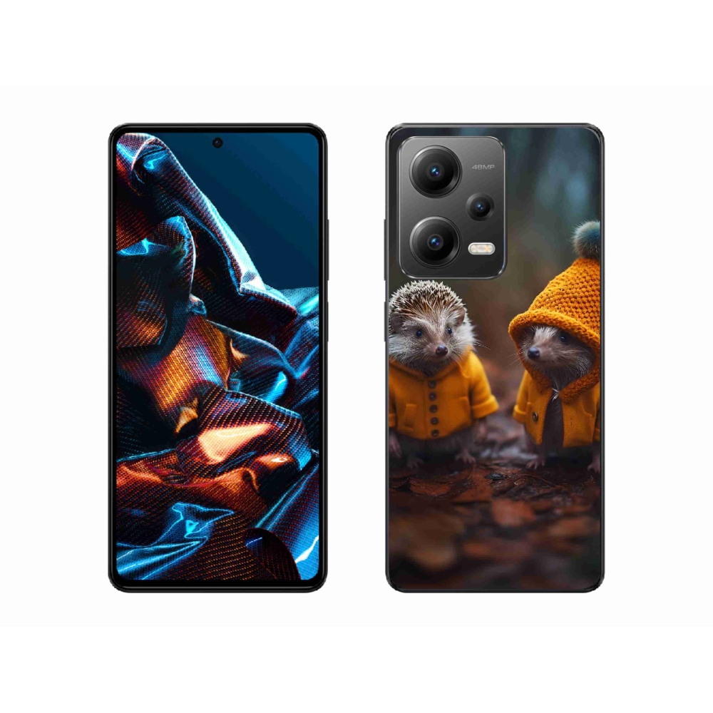 Gelový kryt mmCase na Xiaomi Redmi Note 12 Pro 5G - ježci