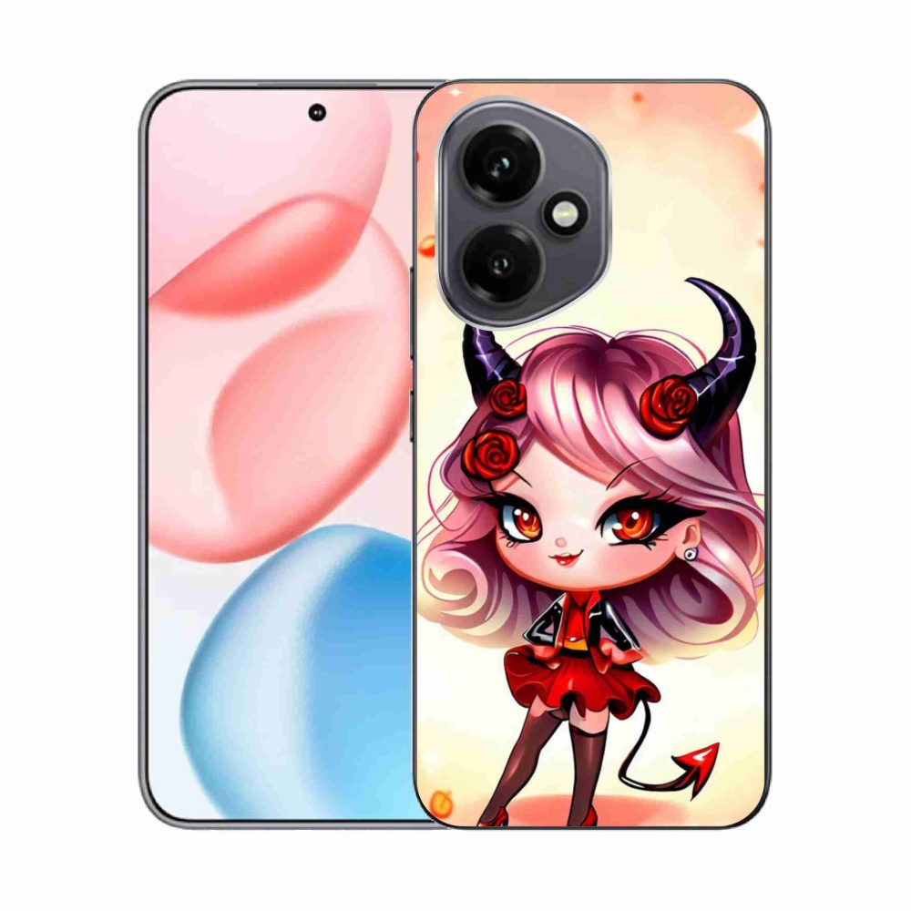 Gelový kryt mmCase na Honor 400 - kreslená čertice