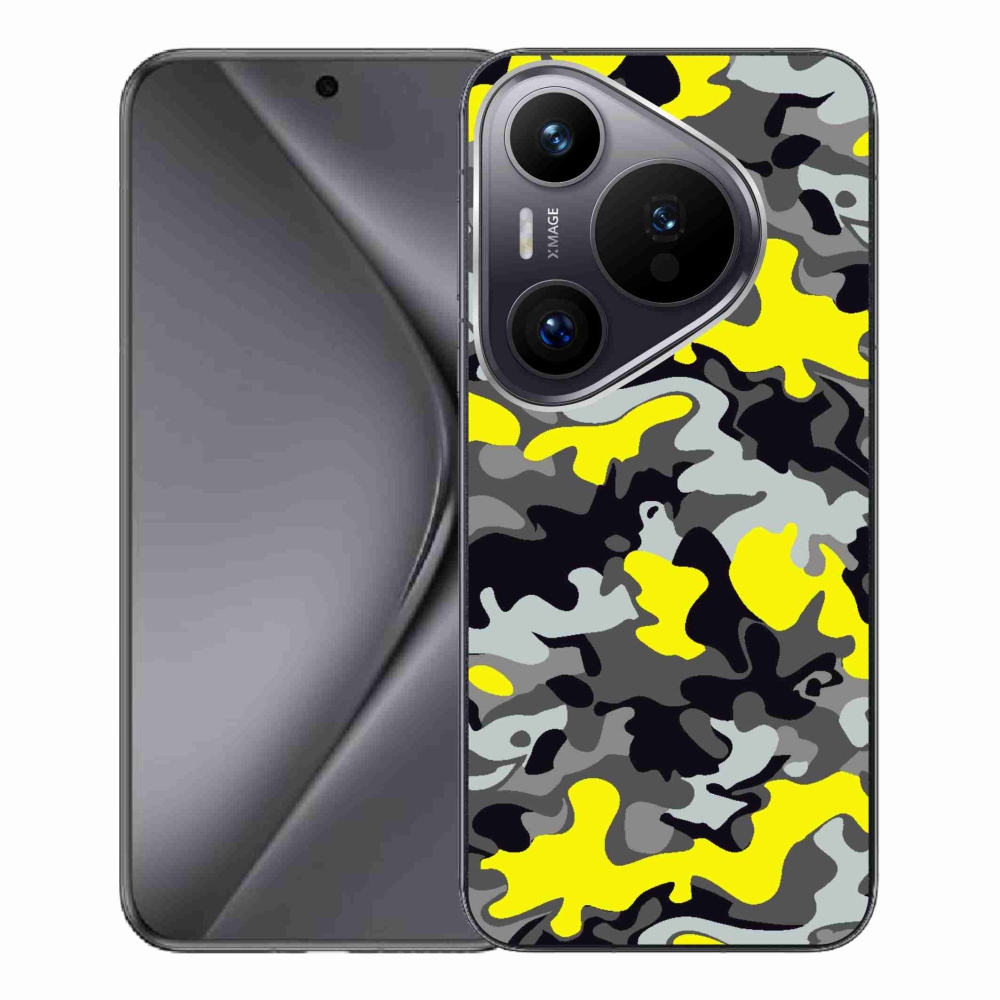 Gelový kryt mmCase na Huawei Pura 70 Pro - maskáčový vzor 7