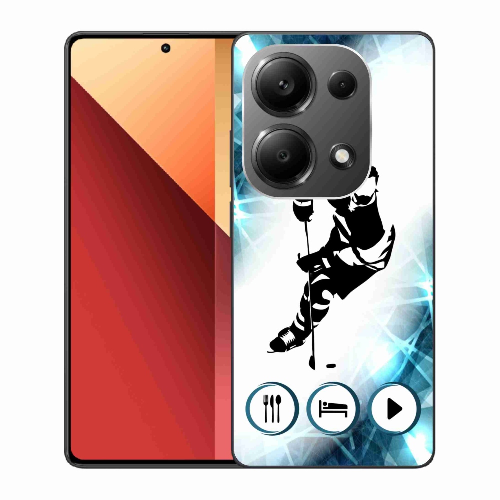 Gelový kryt mmCase na Xiaomi Redmi Note 13 Pro 4G/Poco M6 Pro - hokej 1