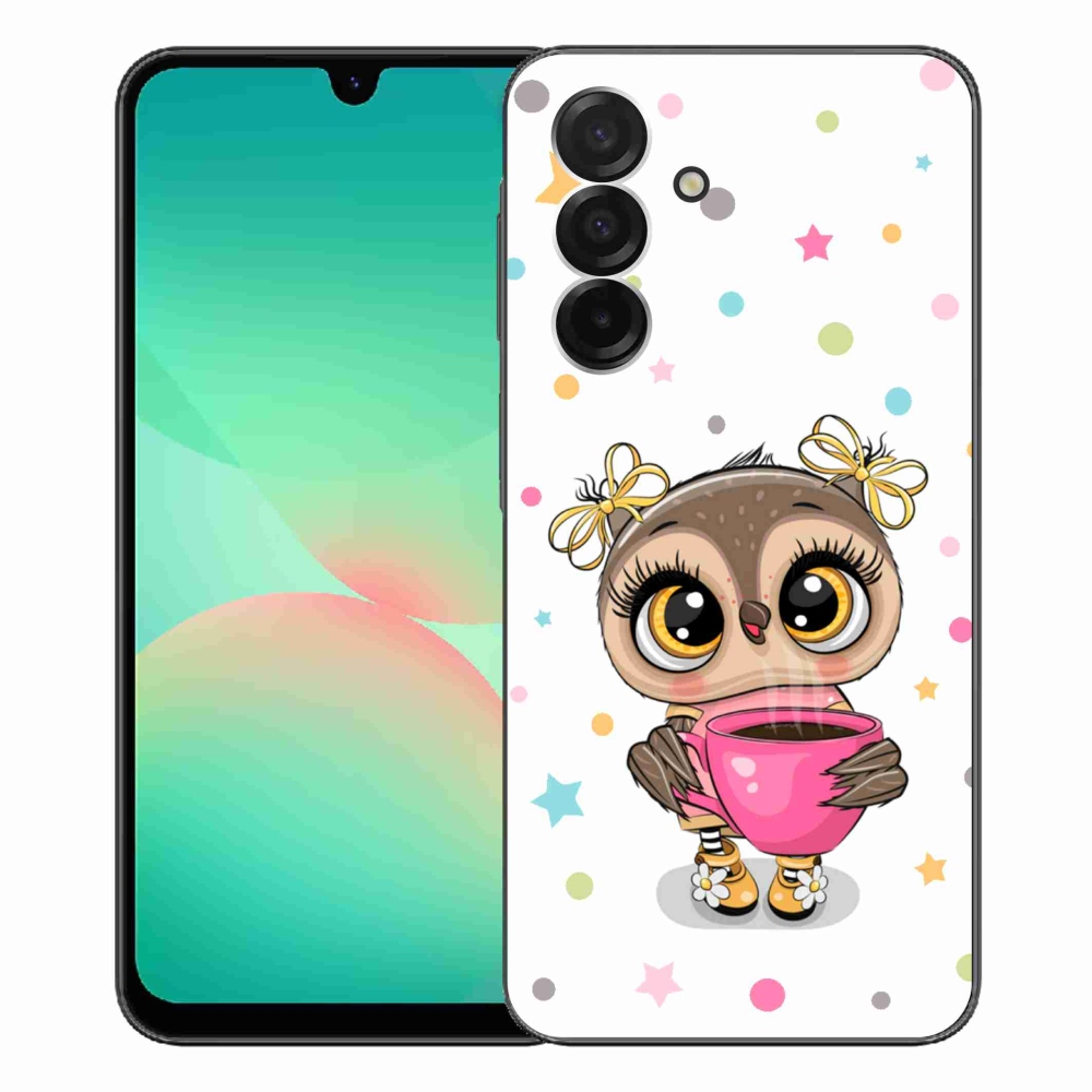 Gelový kryt mmCase na Samsung Galaxy A26 5G - kreslená sovička