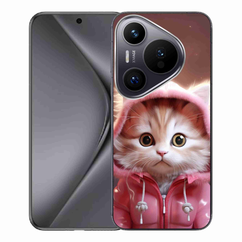 Gelový kryt mmCase na Huawei Pura 70 Pro - roztomilé kotě 3
