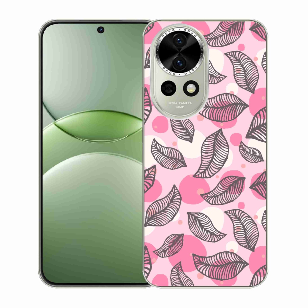 Gelový kryt mmCase na Huawei Nova 13 5G - kreslené padající listy
