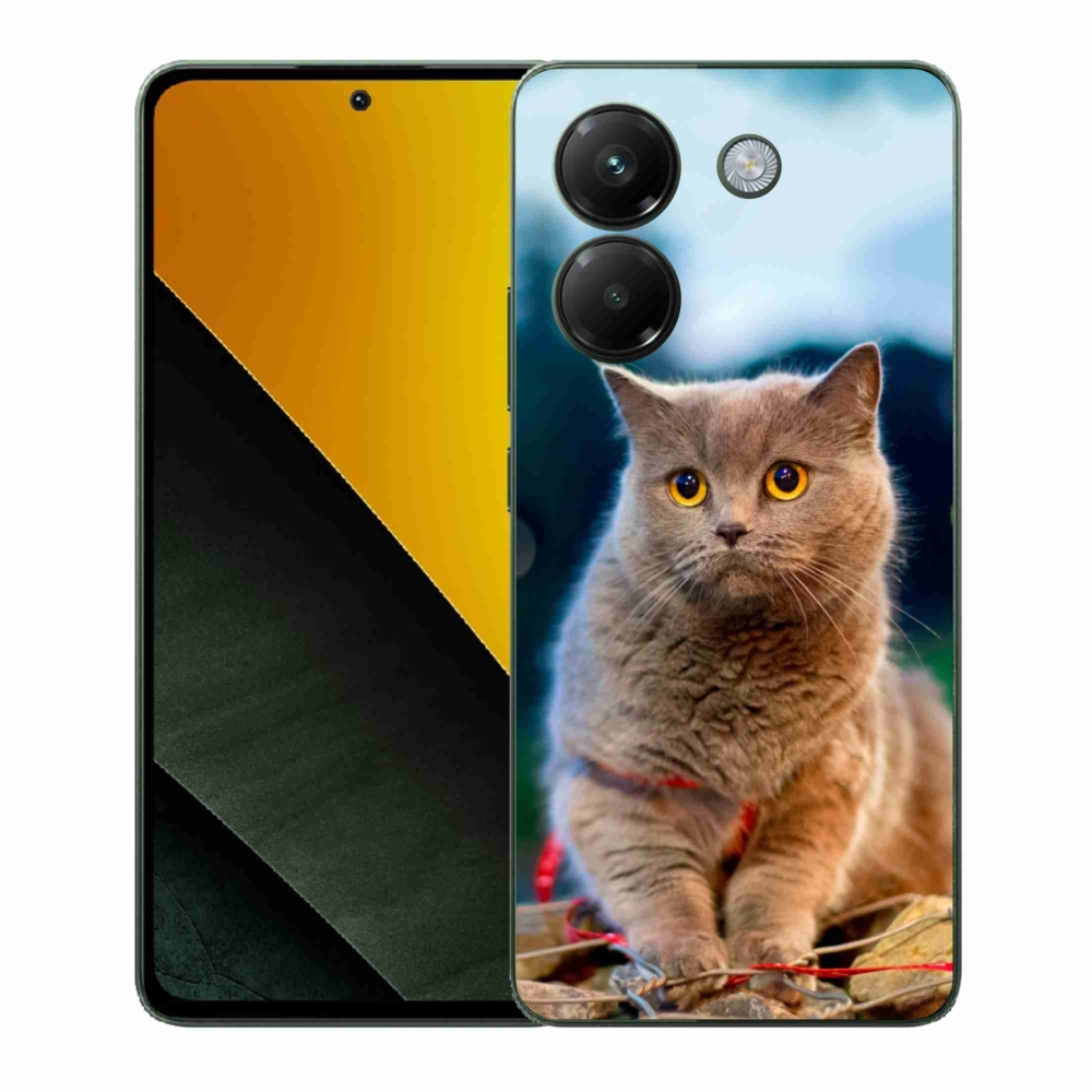 Gelový kryt mmCase na Xiaomi Poco M7 Pro 5G - britská modrá 2