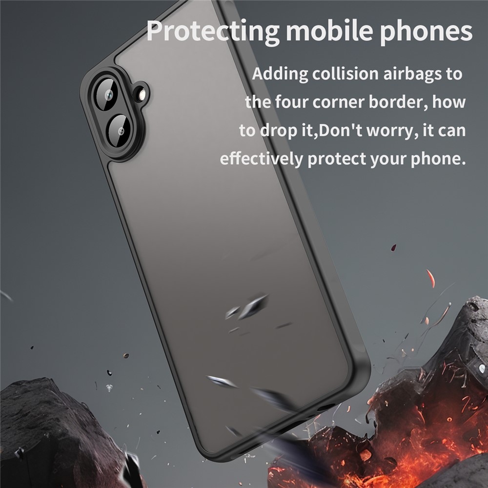 Proof gelový obal s pevnými zády na Samsung Galaxy A07 4G - černý