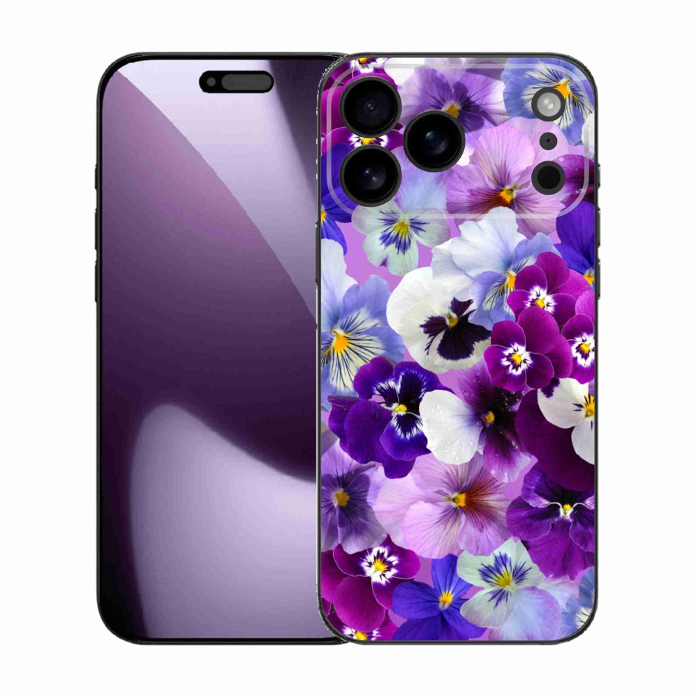 Gelový kryt mmCase na iPhone 17 Pro Max - květiny 9
