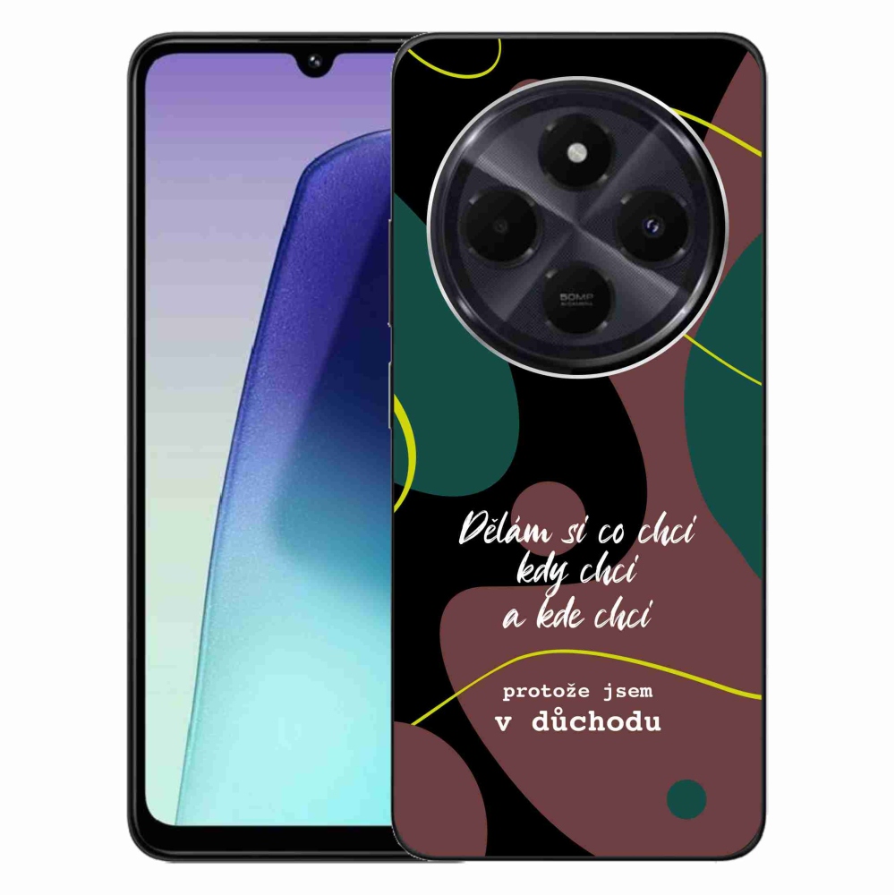 Gelový kryt mmCase na Xiaomi Redmi 14C/Poco C75 - vtipný text 10 černé pozadí