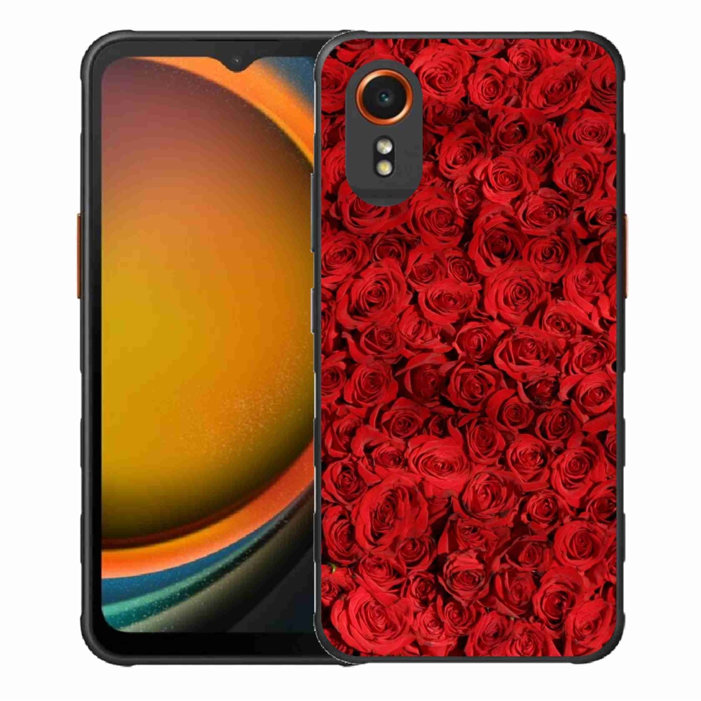 Gelový kryt mmCase na Samsung Galaxy Xcover 7 - růže