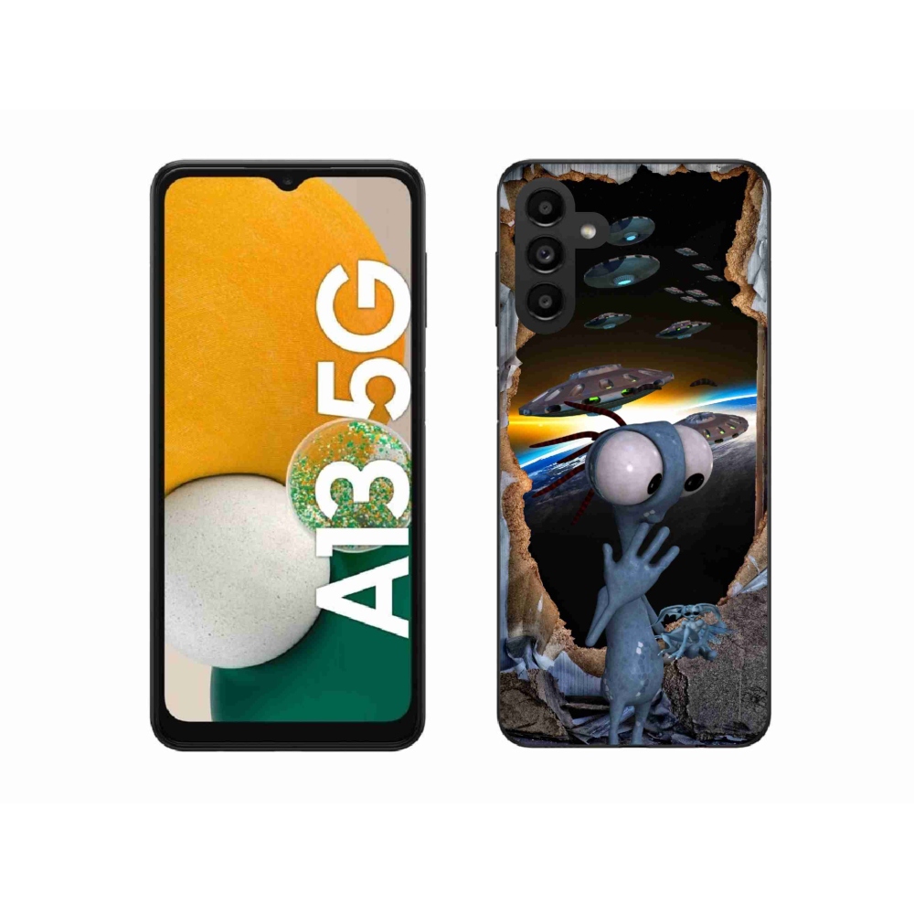Gelový kryt mmCase na Samsung Galaxy A13 5G - mimozemšťan
