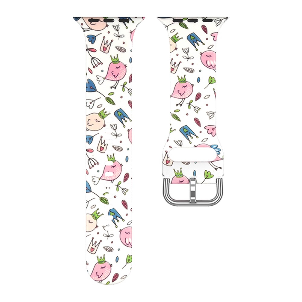 Print silikonový řemínek na Apple Watch Ultra/Ultra 2 49mm/SE/SE 2022/2023 44mm/9/8/7 45mm/6/5/4 44mm/3/2/1 42 mm - vzor C