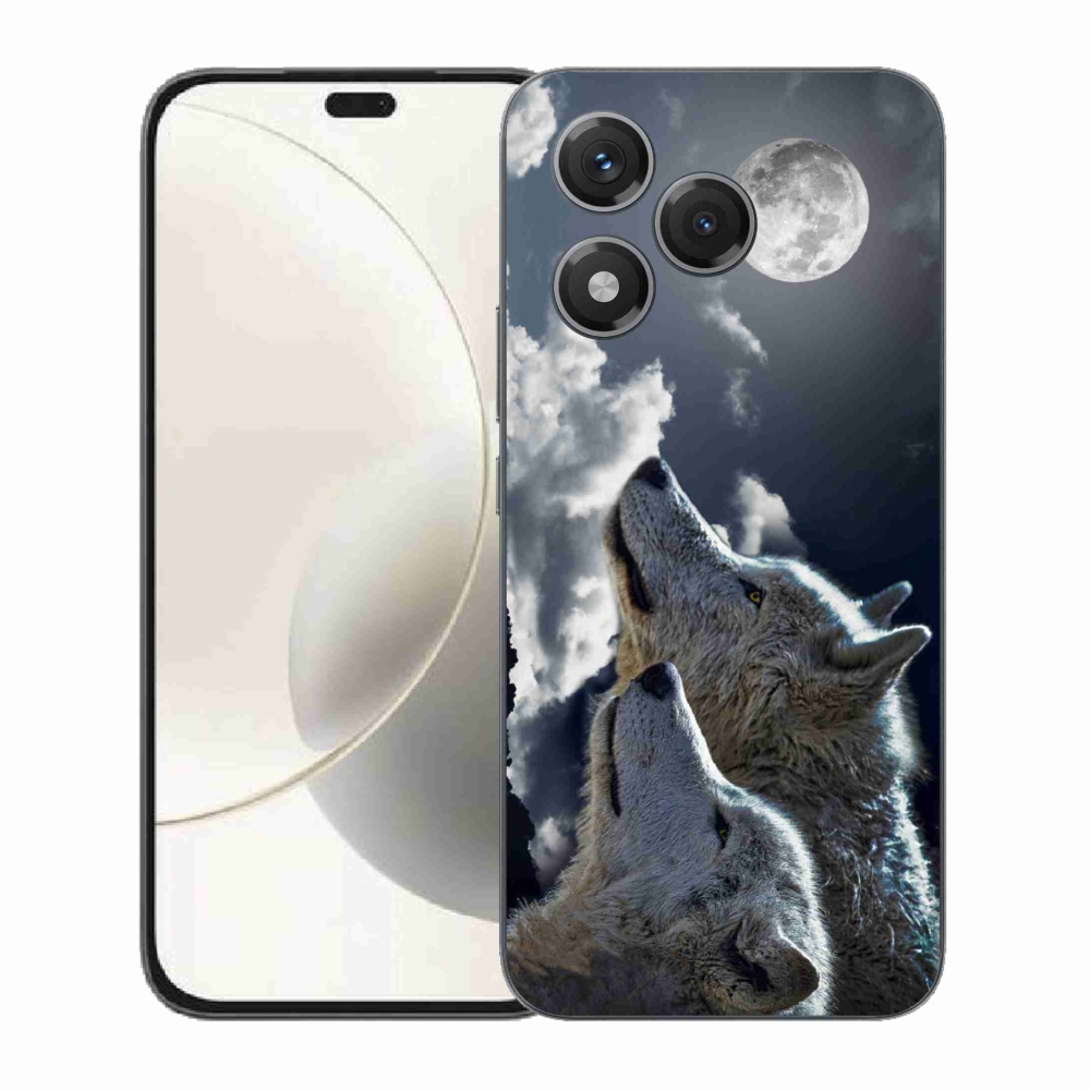 Gelový kryt mmCase na Honor 400 Lite - vlci