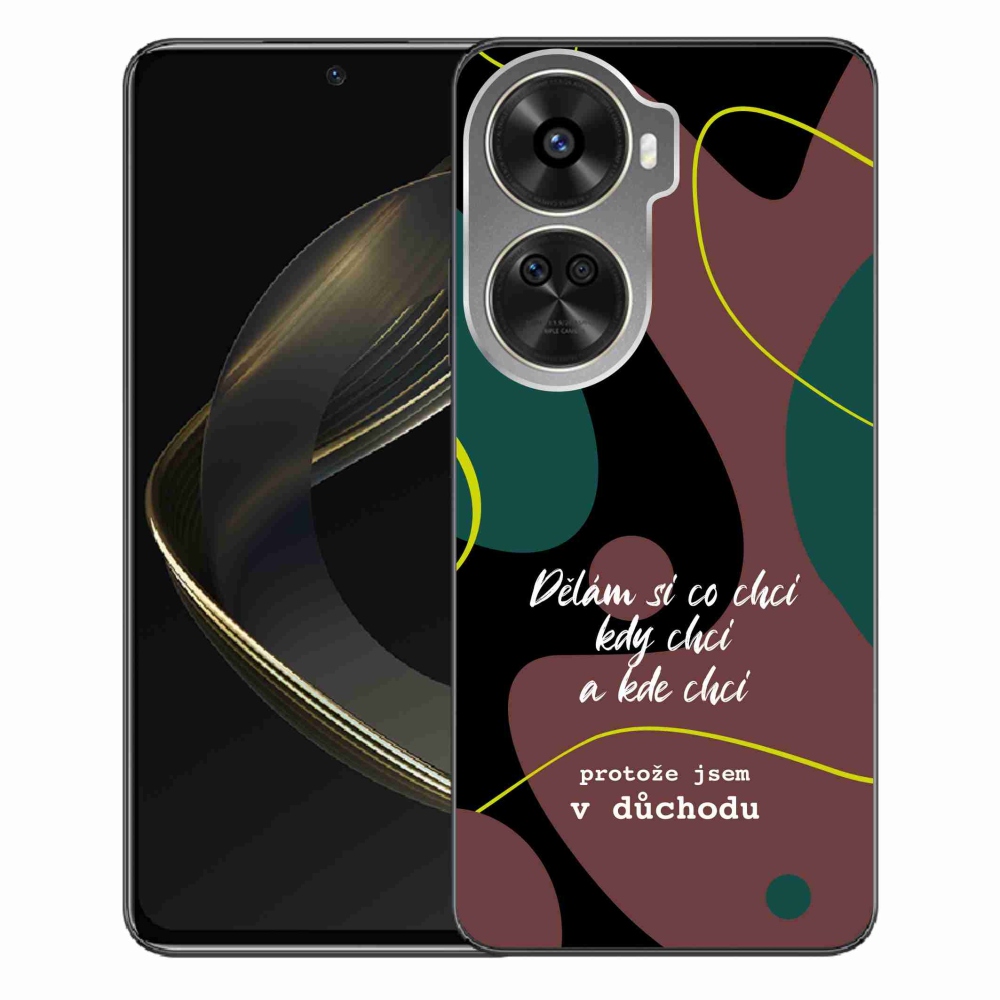 Gelový kryt mmCase na Huawei Nova 12 SE - vtipný text 10 černé pozadí