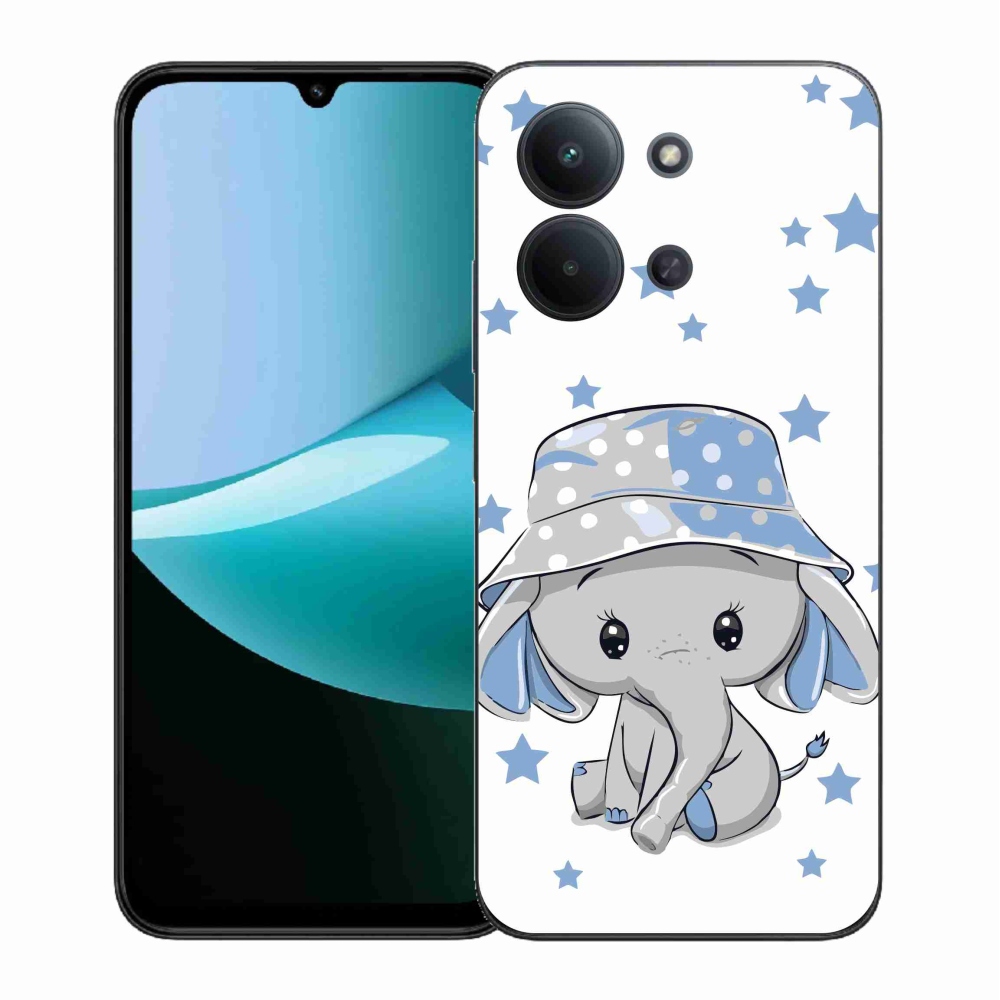 Gelový kryt mmCase na Xiaomi Redmi 15C 4G (171mm)/Poco C85 4G (171mm) - modrý slon