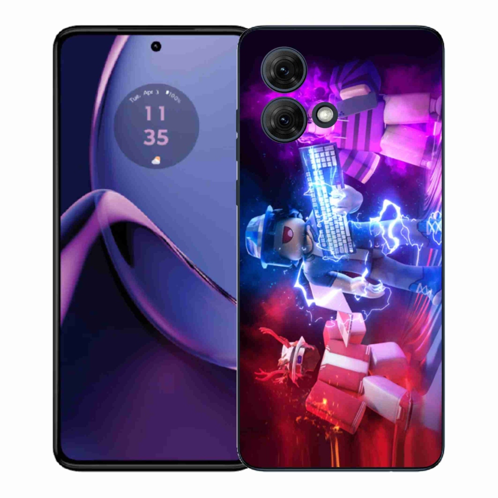 Gelový kryt mmCase na Motorola Moto G84 5G - roblox