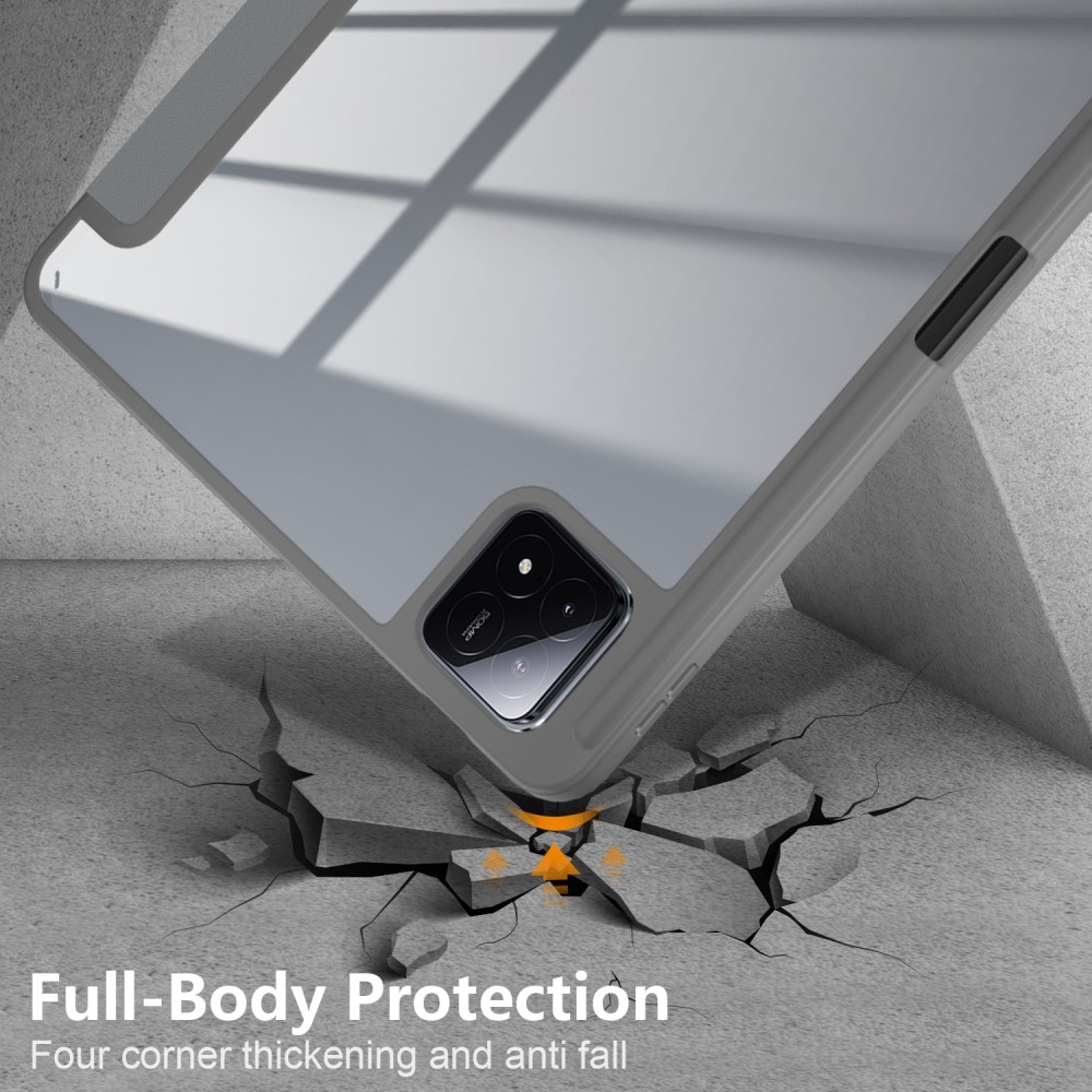 Case chytré zavírací pouzdro na tablet Xiaomi Pad 6S Pro - šedé