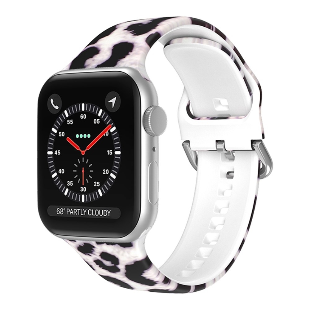 Print silikonový řemínek na Apple Watch Ultra/Ultra 2 49mm/SE/SE 2022/2023 44mm/9/8/7 45mm/6/5/4 44mm/3/2/1 42 mm - vzor N