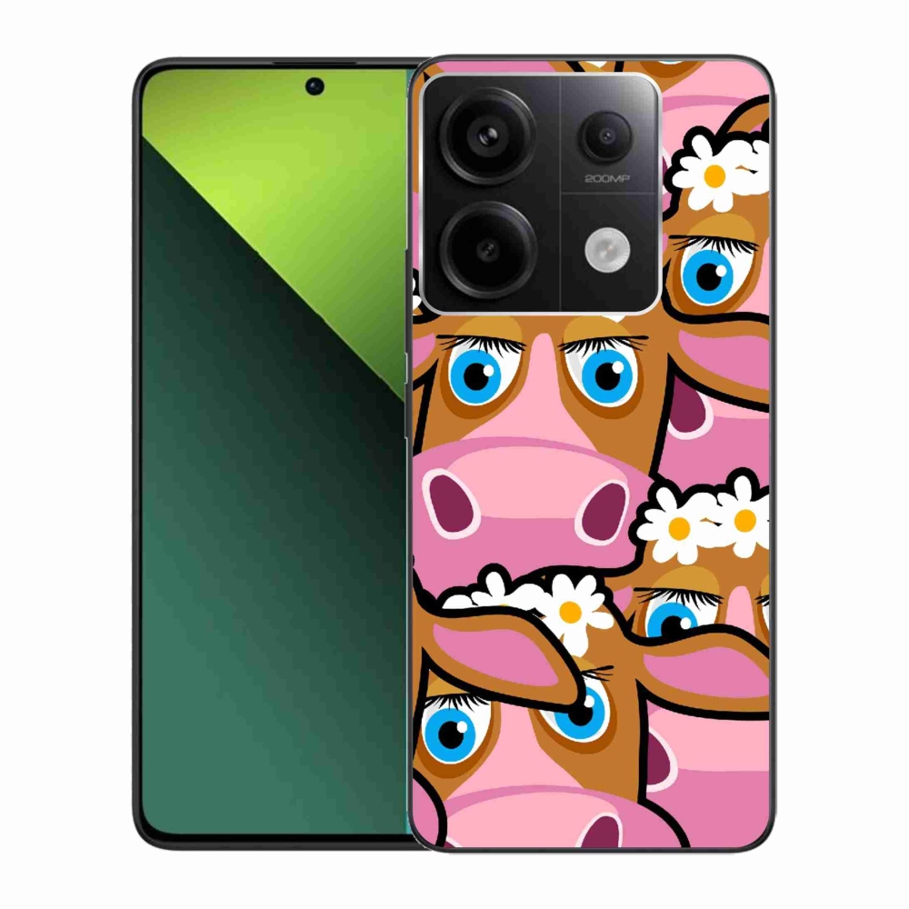Gelový kryt mmCase na Xiaomi Redmi Note 13 Pro 5G/Poco X6 5G - kreslené kravičky