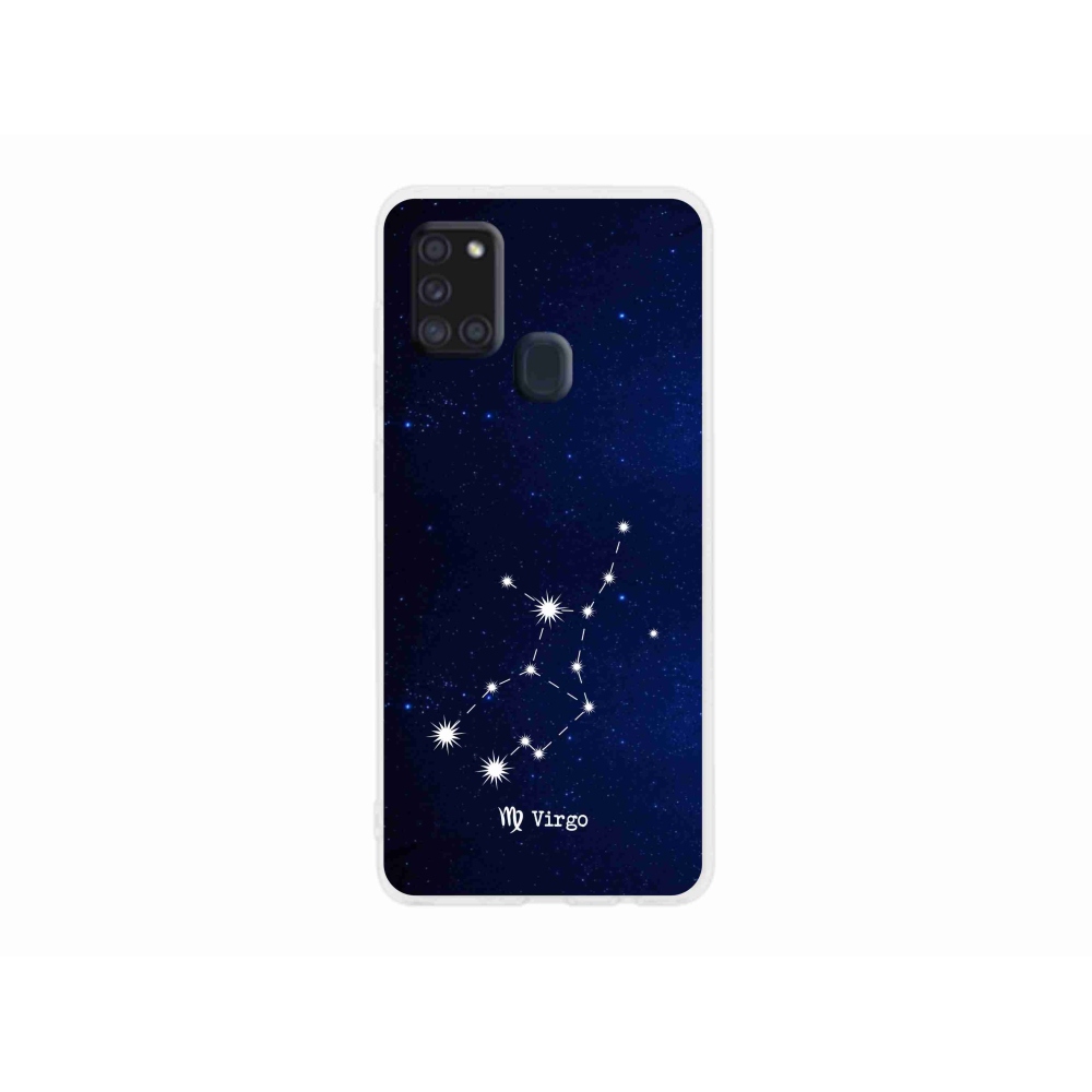 Gelový kryt mmCase na Samsung Galaxy A21s - souhvězdí Panny