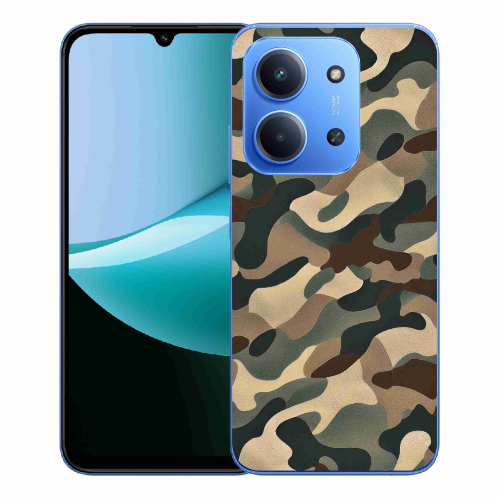 Gelový kryt mmCase na Xiaomi Redmi 15C 4G/5G (173mm) - maskáčový vzor 11