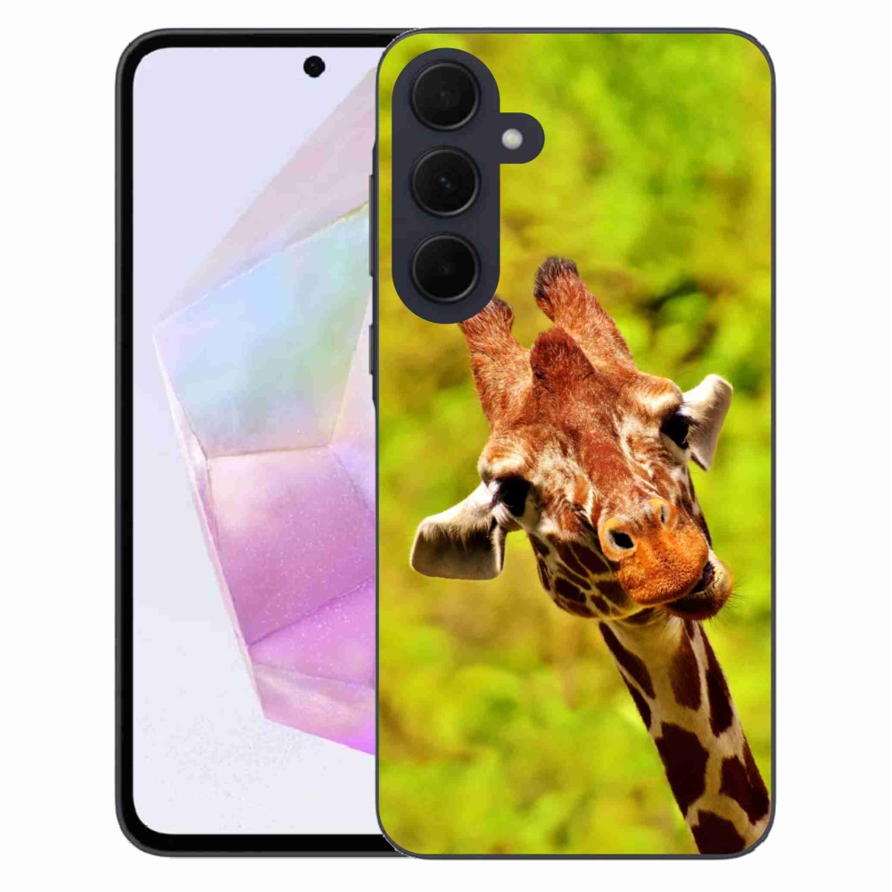 Gelový kryt mmCase na Samsung Galaxy A35 5G - žirafa