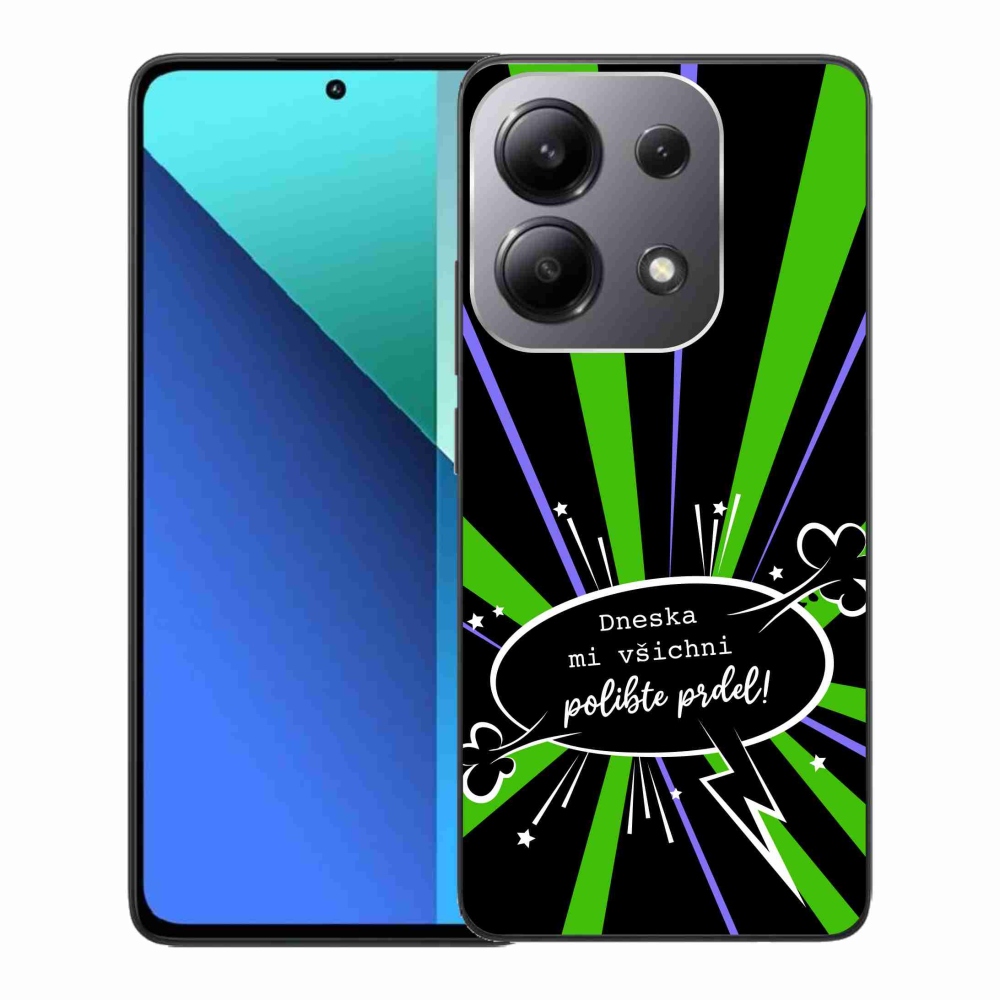 Gelový kryt mmCase na Xiaomi Redmi Note 13 - vtipný text 15 černé pozadí