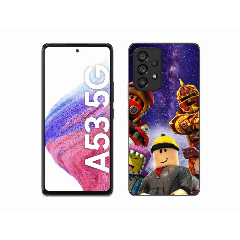 Gelový kryt mmCase na Samsung Galaxy A53 5G - roblox 3