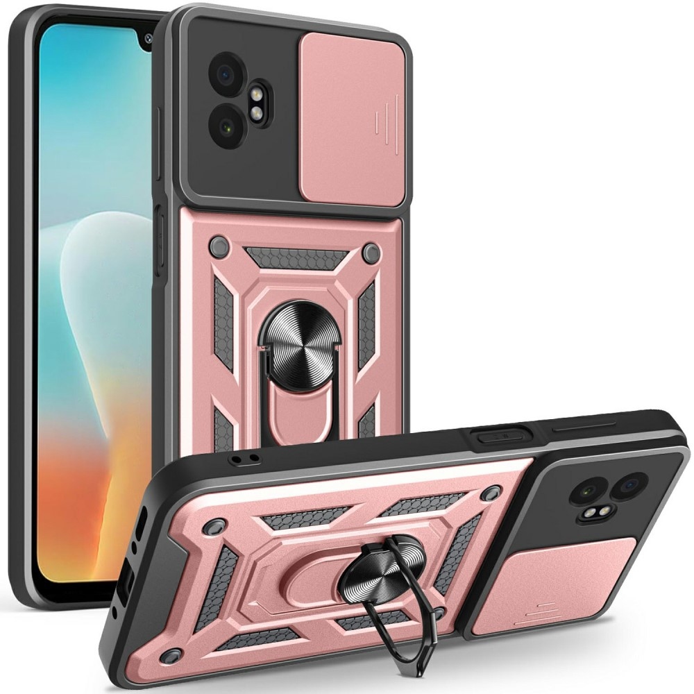 Slide odolný kryt na Samsung Galaxy Xcover 7 Pro - růžovozlatý