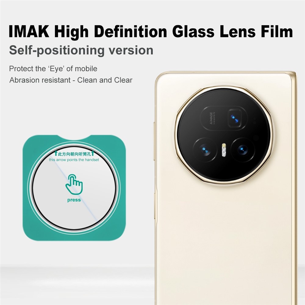 IMK sklo čočky fotoaparátu na mobil Honor Magic V5 s aplikačním rámečkem