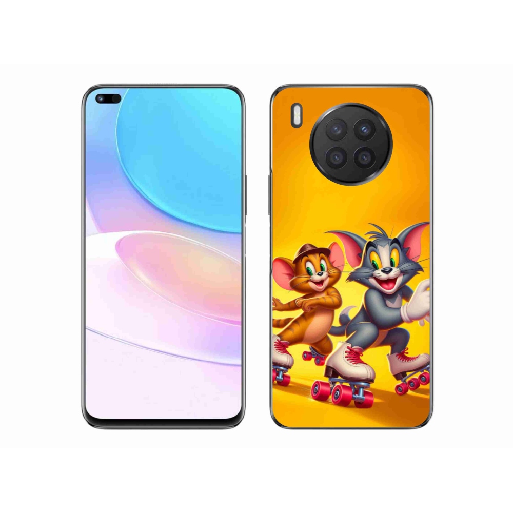 Gelový kryt mmCase na Huawei Nova 8i - tom a jerry