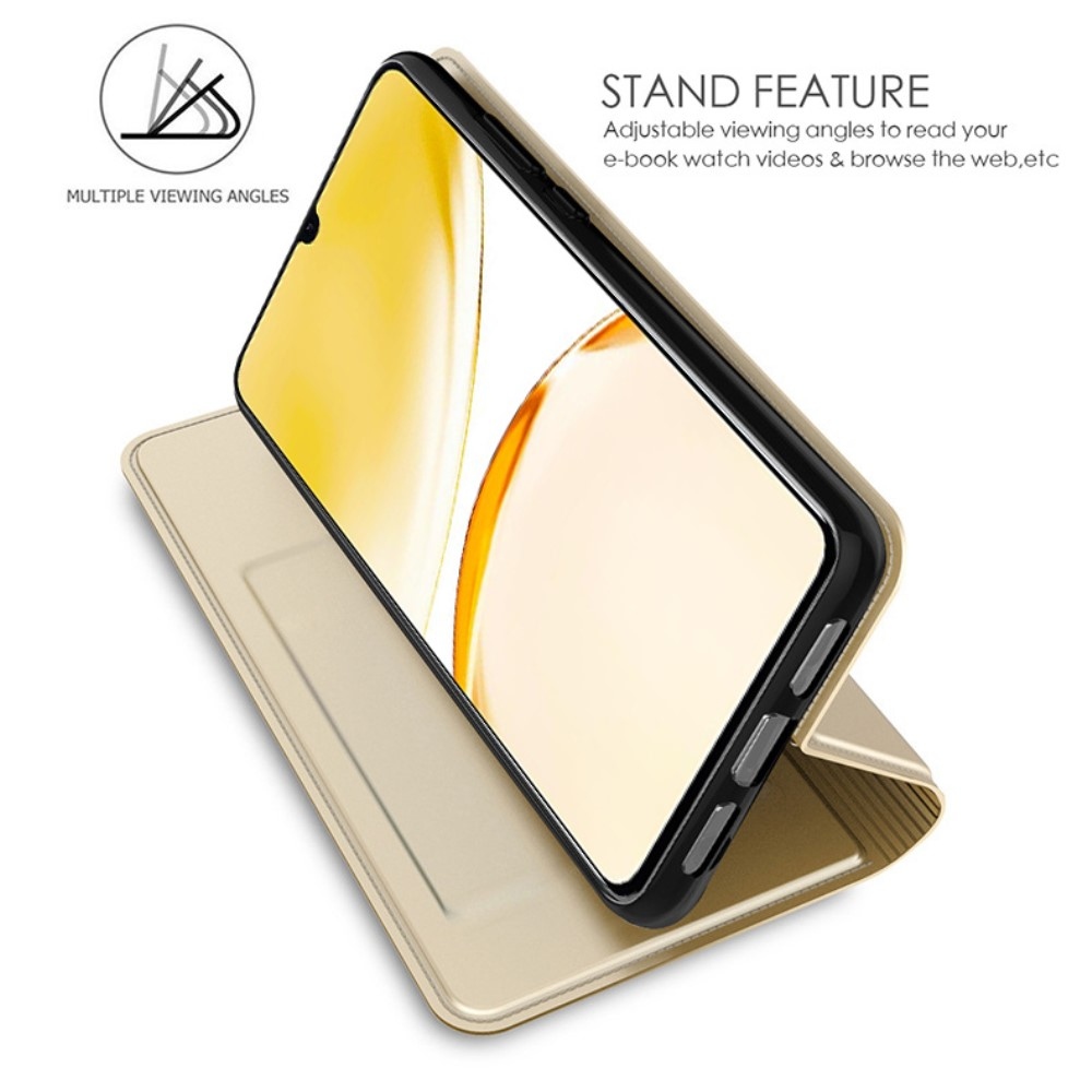 DUX knížkové pouzdro na Realme C51/C53 - zlaté