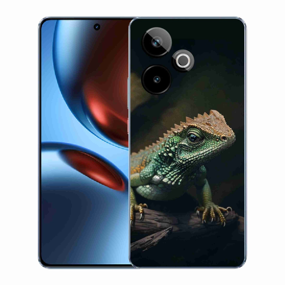Gelový kryt mmCase na Realme GT 7 5G/GT 7T 5G - ještěr
