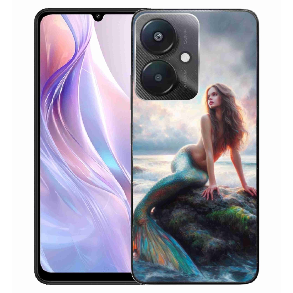 Gelový kryt mmCase na Xiaomi Redmi 13C 5G - mořská panna