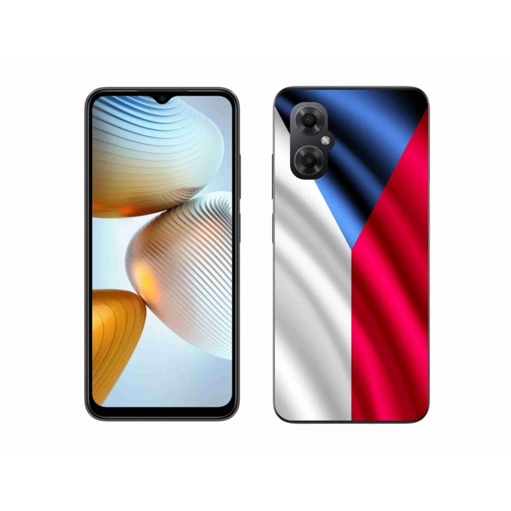 Gelový kryt mmCase na mobil Xiaomi Poco M4 5G - česká vlajka