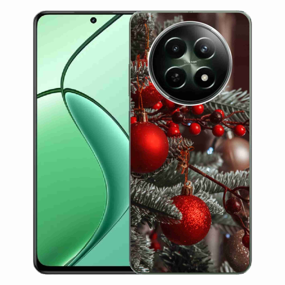 Gelový kryt mmCase na Realme 12 5G/12x 5G - vánoční ozdoby 2