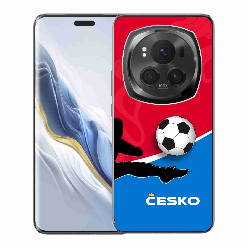 Gelový kryt mmCase na Honor Magic 6 Pro 5G - fotbal Česko 2