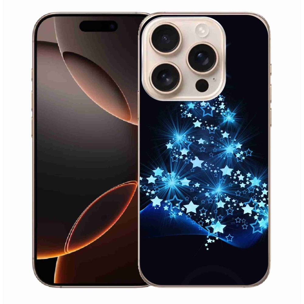 Gelový kryt mmCase na iPhone 16 Pro Max - vánoční stromek